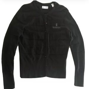 🎉SALE!!🎉 Callaway Cardigan Golden Ocala Golf & Equestian Club Sz L Black